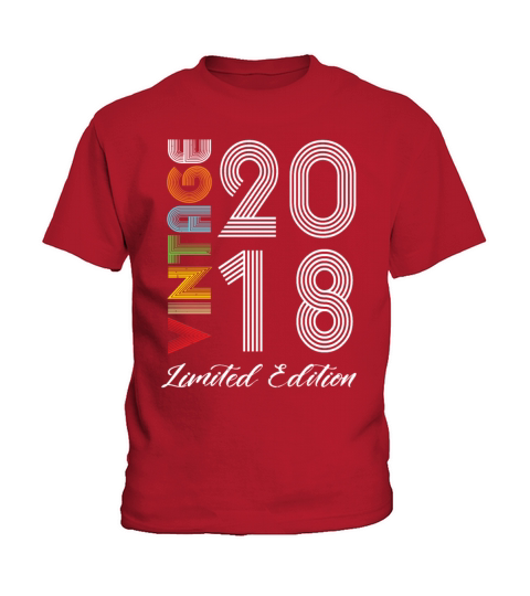 Vintage 2018 Vintage Birthday Retro Vintage Kids T-Shirt