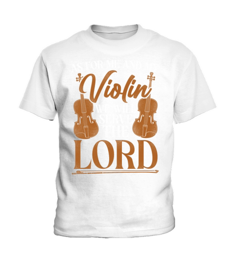 Violin Violinist Jesus Faith Kids T-Shirt
