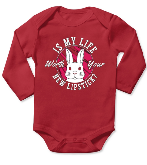 Animal Welfare Is My Life Worth Your Animal Rescue Long Sleeve Baby One-Piece