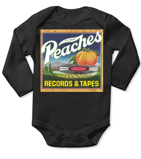 Peaches Records And Tapes Long Sleeve Baby One-Piece