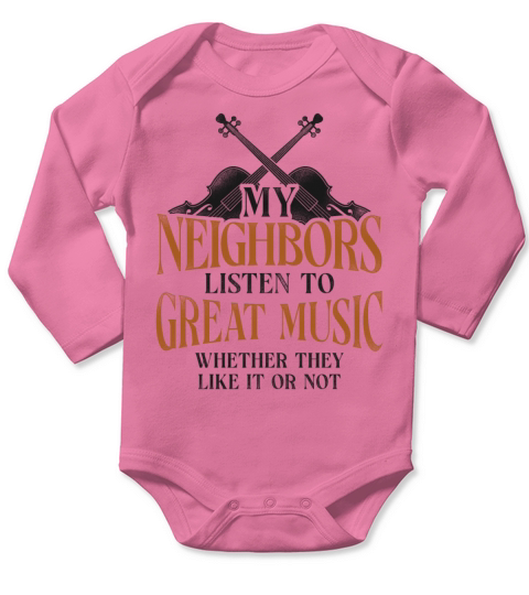 Violin Violinist Vintage My Long Sleeve Baby One-Piece