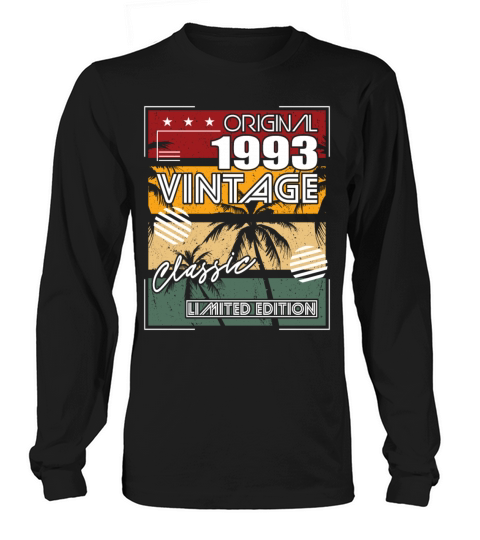 30th birthday vintage 1993 original classic 1993 Long sleeved Unisex