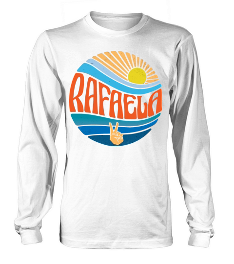 Rafaela Shirt Vintage Sunset Rafaela Groovy Tie Long sleeved Unisex