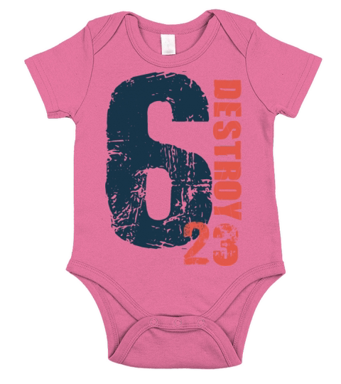 DESTROY 623 Short Sleeve Baby One-Piece