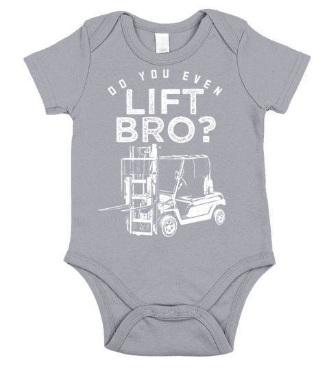 Do You Even Lift Bro Certified Forklift Operator Short Sleeve Baby One-Piece