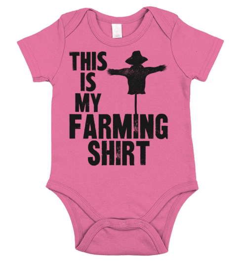 Farming Farmer Vintage This Is My Short Sleeve Baby One-Piece