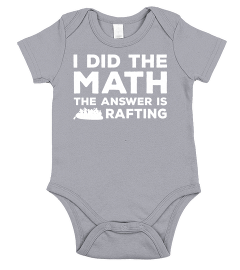 Funny River Rafting Quote Short Sleeve Baby One-Piece