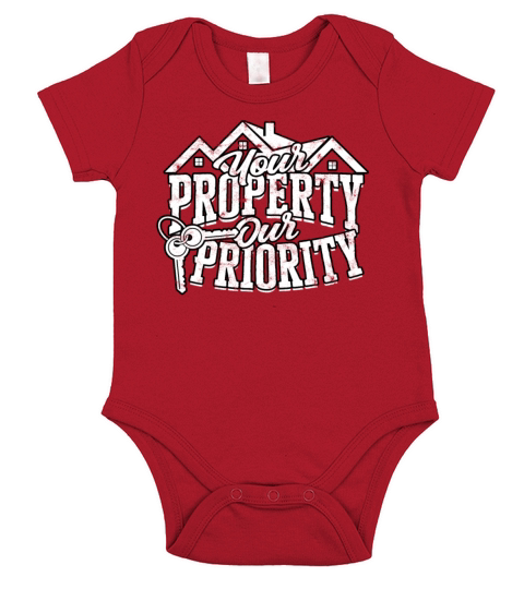 House Realtor Real Estate Agent Property Home Short Sleeve Baby One-Piece