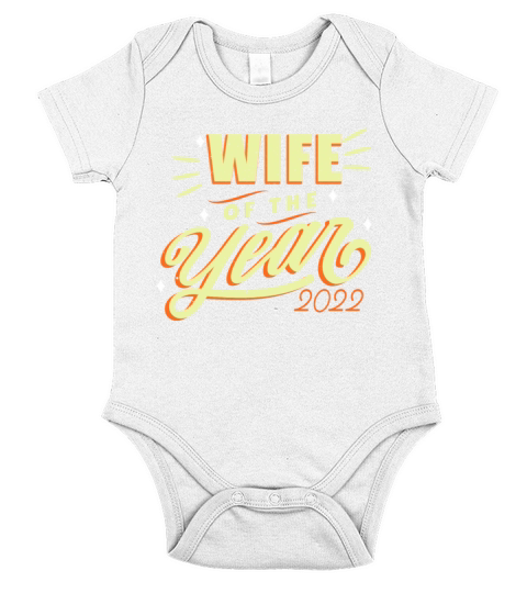 January Holiday Wife Of The Year 2022 New Year Short Sleeve Baby One-Piece