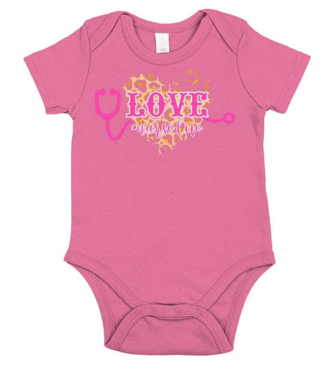 Nurse   Love nurselife Short Sleeve Baby One-Piece