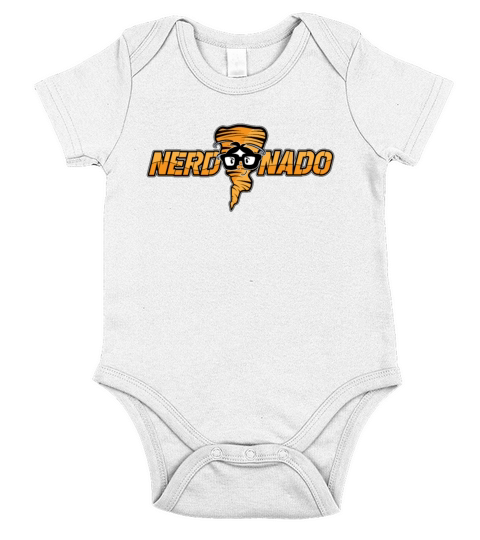 Tornadoes Nerd Nado Storm Hunter Tornado Chaser Short Sleeve Baby One-Piece