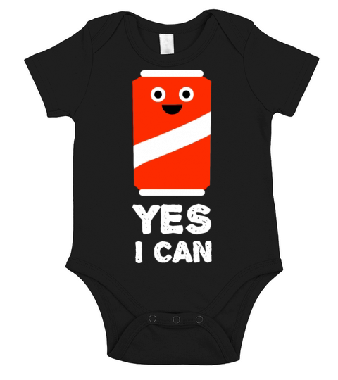 Yes I Can - Funny Drinks Quotes Short Sleeve Baby One-Piece