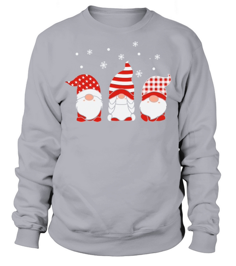 Christmas object Gnomes With Santa Sweatshirt Unisex