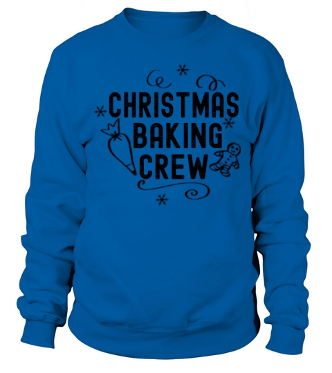 Merry Christmas Baking Crew Grunge Matching Pajama Sweatshirt Unisex