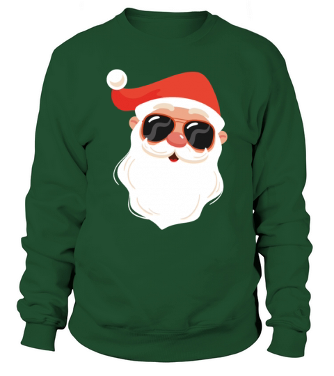 Merry Christmas Retro Vintage Red And White Santa Claus Sweatshirt Unisex