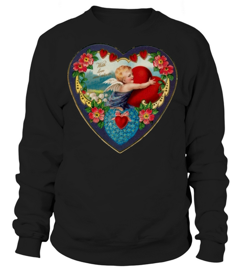 Vintage Valentines Day Sweatshirt Unisex