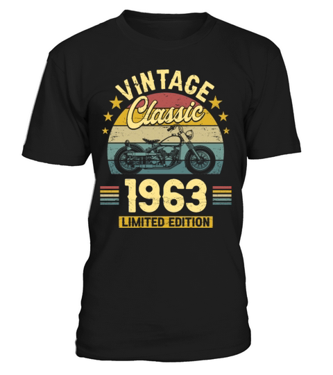 1963 60 Years Old Vintage 60th Birthday T-Shirt Unisex