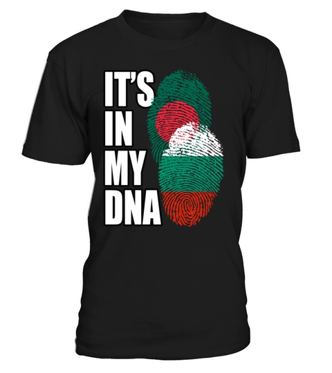 Bulgarian And Bangladeshi Mix Heritage DNA Flag T-Shirt Unisex