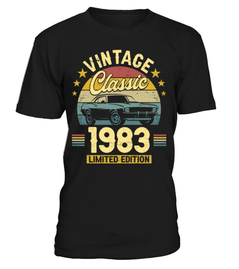Classic 1983 40 Years Old Vintage 40th Birthday T-Shirt Unisex