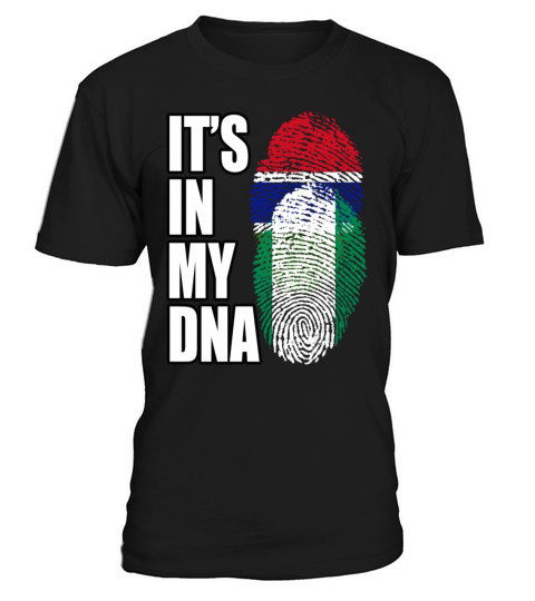 Gambian And Nigerian Mix Heritage DNA Flag T-Shirt Unisex