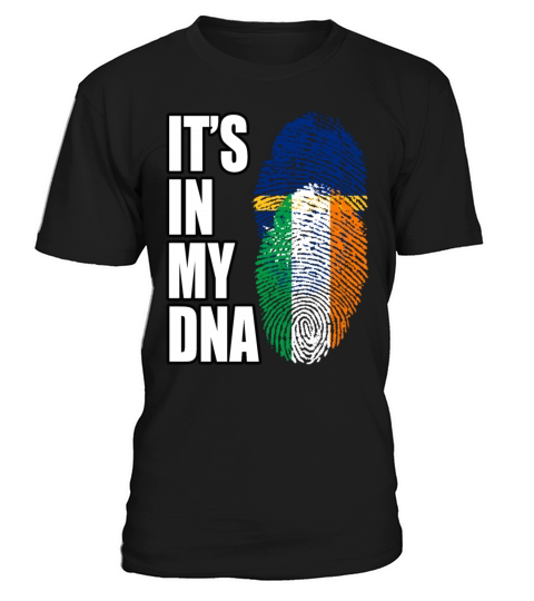 Irish And Nauruan Mix DNA Flag Heritage T-Shirt Unisex