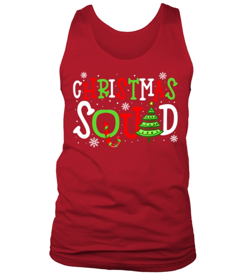 Christmas Family Squad Matching Family Pajama Tank Top Unisex