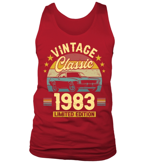 Classic 1983 40 Years Old Vintage 40th Birthday Tank Top Unisex