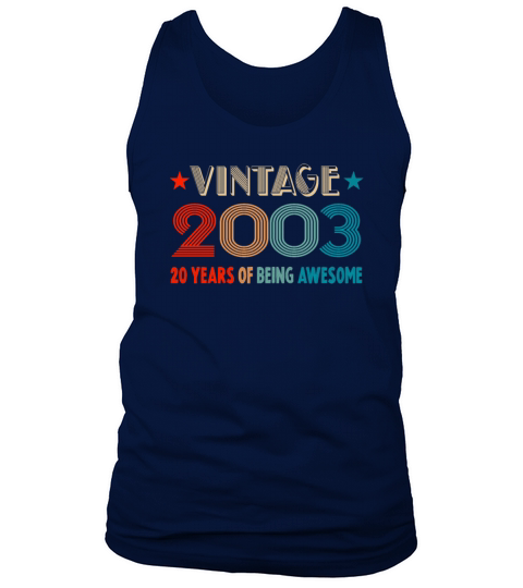 Classic Vintage 2003 - 20 Years Old Birthday Tank Top Unisex