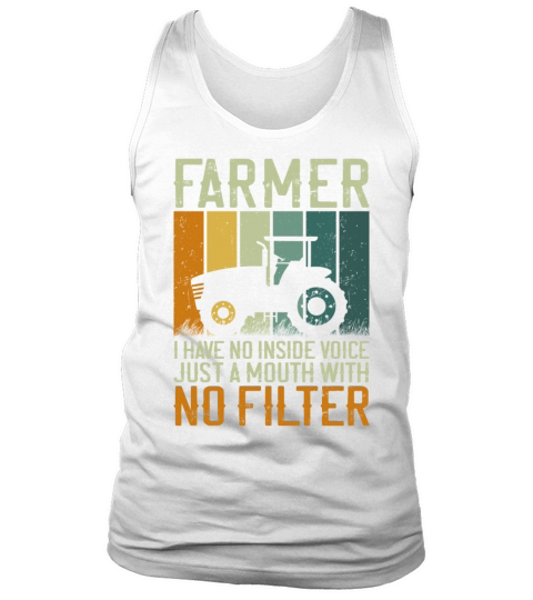 Farming Farmer Vintage Tractor Tank Top Unisex