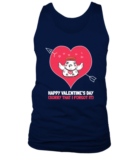 Funny Valentines Day Animal Motif Tank Top Unisex