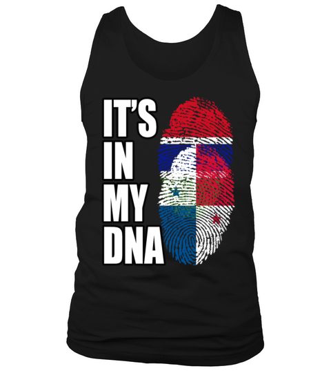 Gambian And Panamanian Mix Heritage DNA Flag Tank Top Unisex