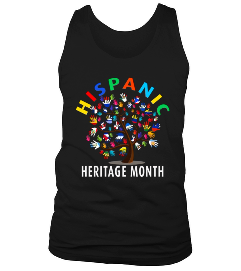 Hispanic Heritage Month Latino Countries Flags Sun Tank Top Unisex