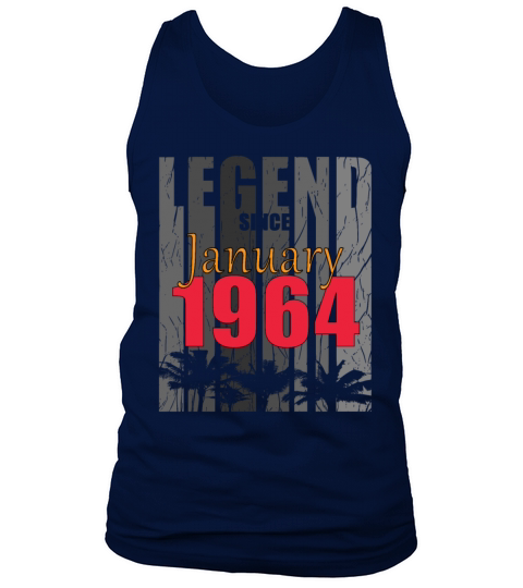 January 1964 born 58th birthday Tank Top Unisex