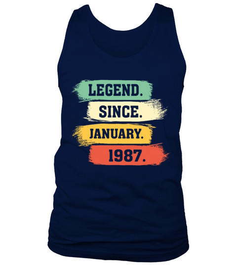 Legend Since January 1987 Tank Top Unisex