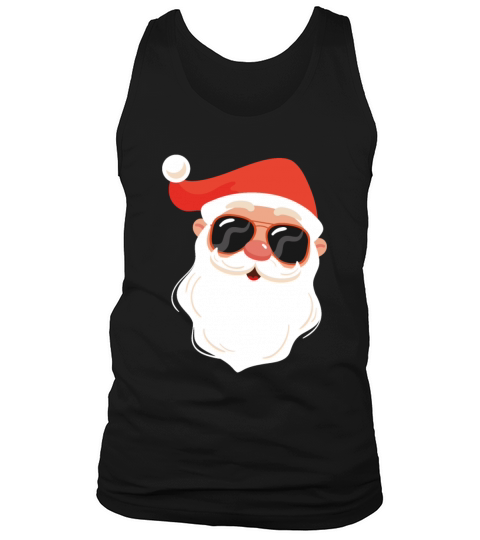 Merry Christmas Retro Vintage Red And White Santa Claus Tank Top Unisex