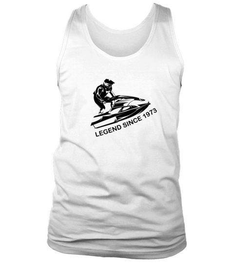 vintage 1973 birthday jet ski Tank Top Unisex