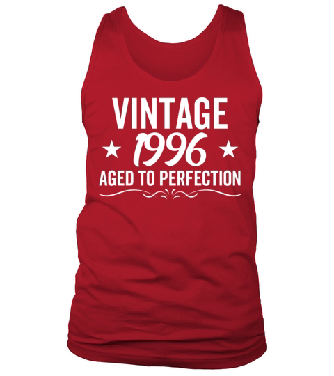 Vintage 1996 Aged To Perfection Tank Top Unisex