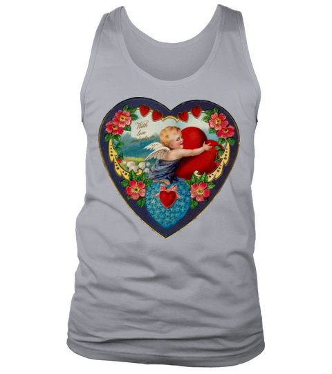 Vintage Valentines Day Tank Top Unisex