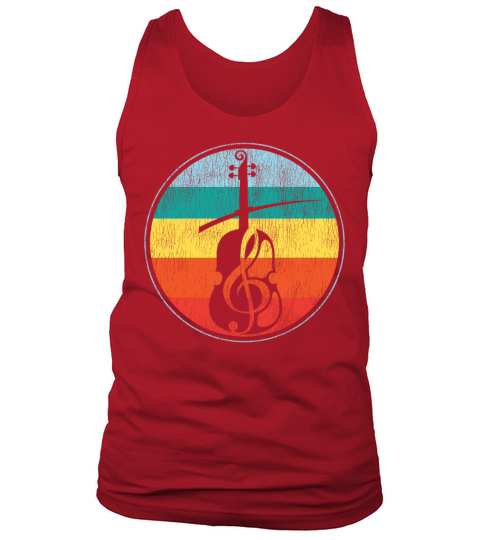 Violin Violinist Retro Vintage Tank Top Unisex