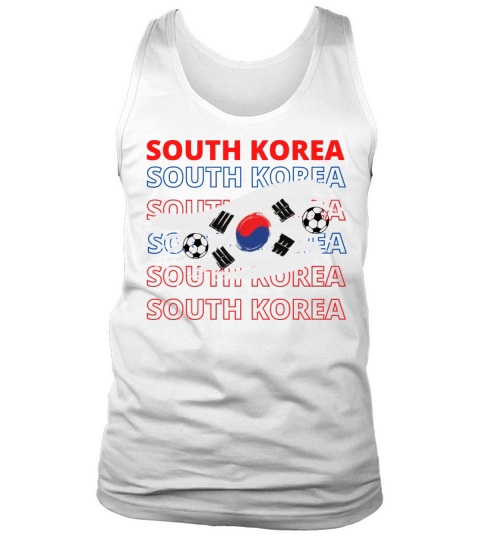 World South Korea Soccer Vintage Tank Top Unisex