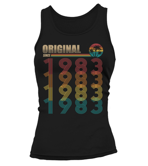 40th birthday vintage 1983 original since 1983 Tank top Woman