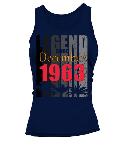 Birth Month December 1963 Vintage Tank top Woman