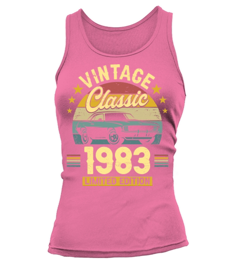 Classic 1983 40 Years Old Vintage 40th Birthday Tank top Woman
