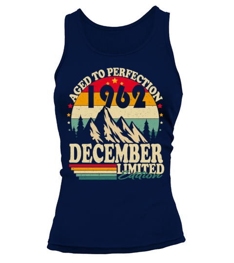 December 1962 Vintage vintage retro birthday Tank top Woman