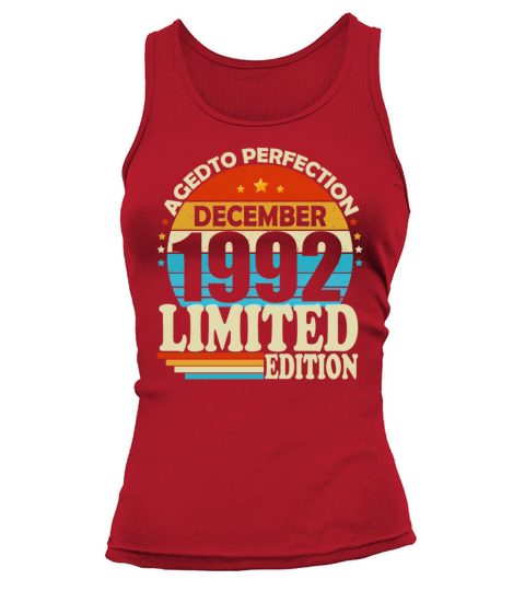 December 1992 Vintage Retro Birthday Tank top Woman