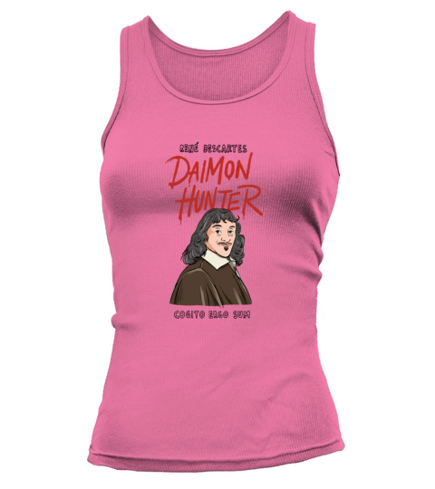 Descartes Daimon Hunter Design for a Philosophy Tank top Woman