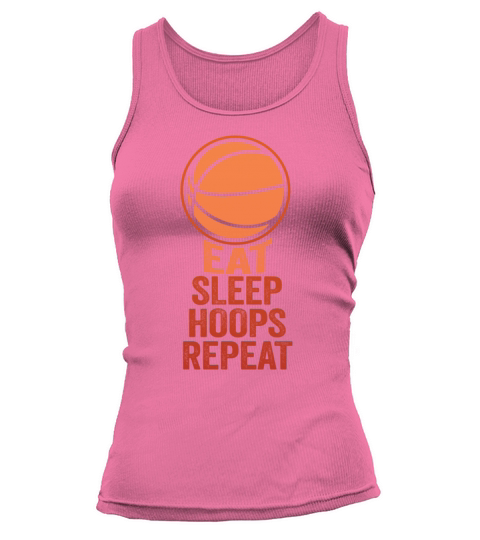 Eat Sleep Hoops Repeat Basketball Tank top Woman