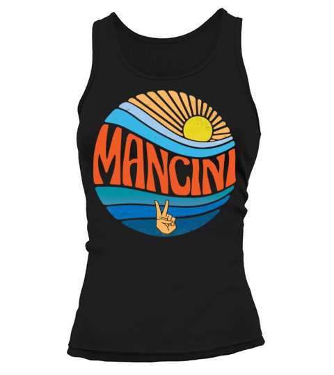 Mancini Shirt Vintage Sunset Mancini Groovy Tie Tank top Woman