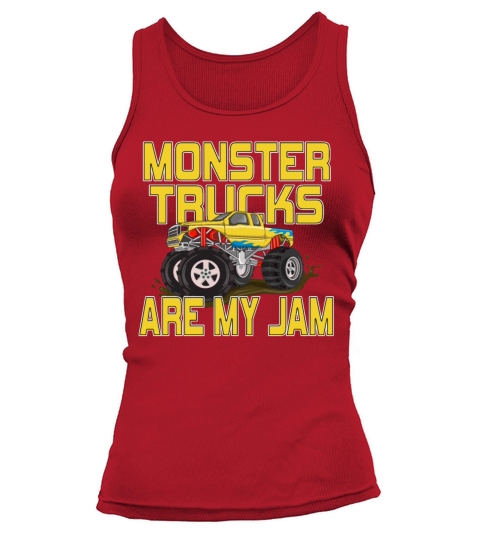 Monster Trucks Are My Jam Vintage Retro Tank top Woman