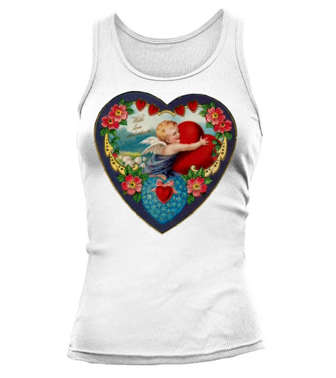 Vintage Valentines Day Tank top Woman